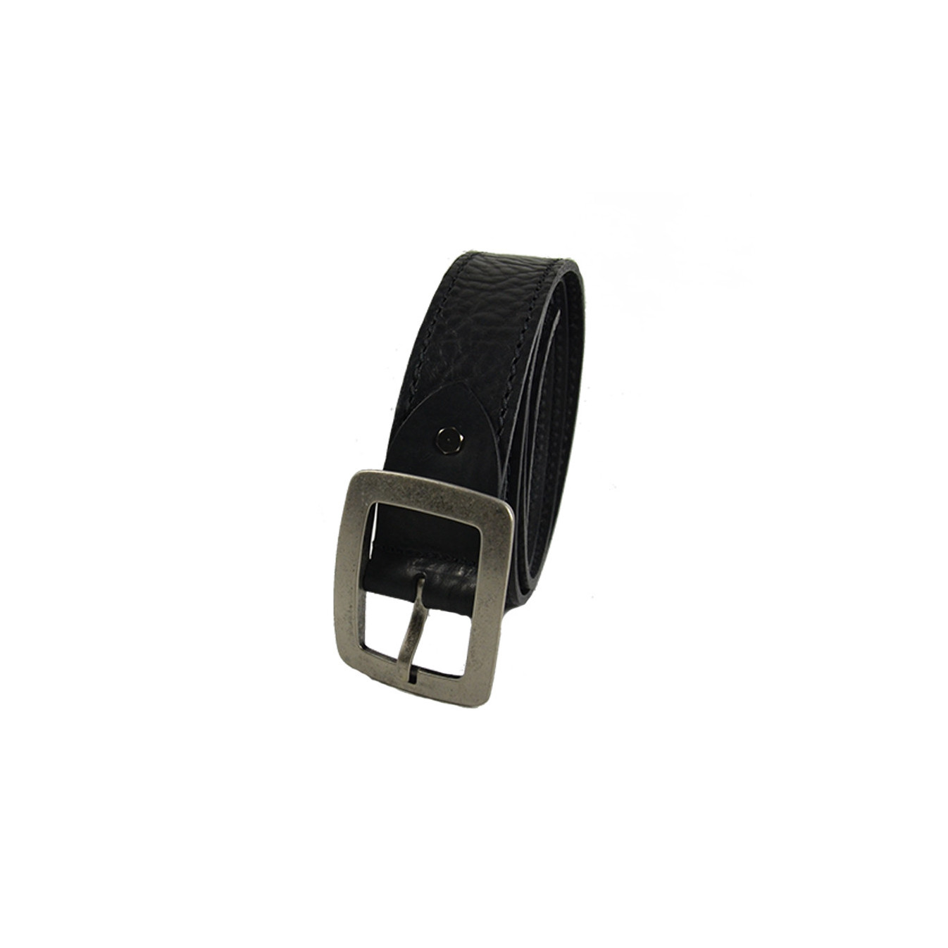 Foures Artisanal Leather Men's Belt F50574 Missouri Black