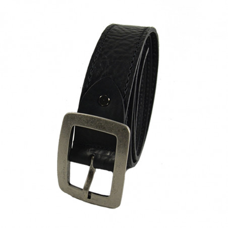 Foures Artisanal Leather Men's Belt F50574 Missouri Black