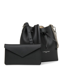 Lancaster Pure & Element City Small Bucket Crossbody Bag 423-38 Bla...