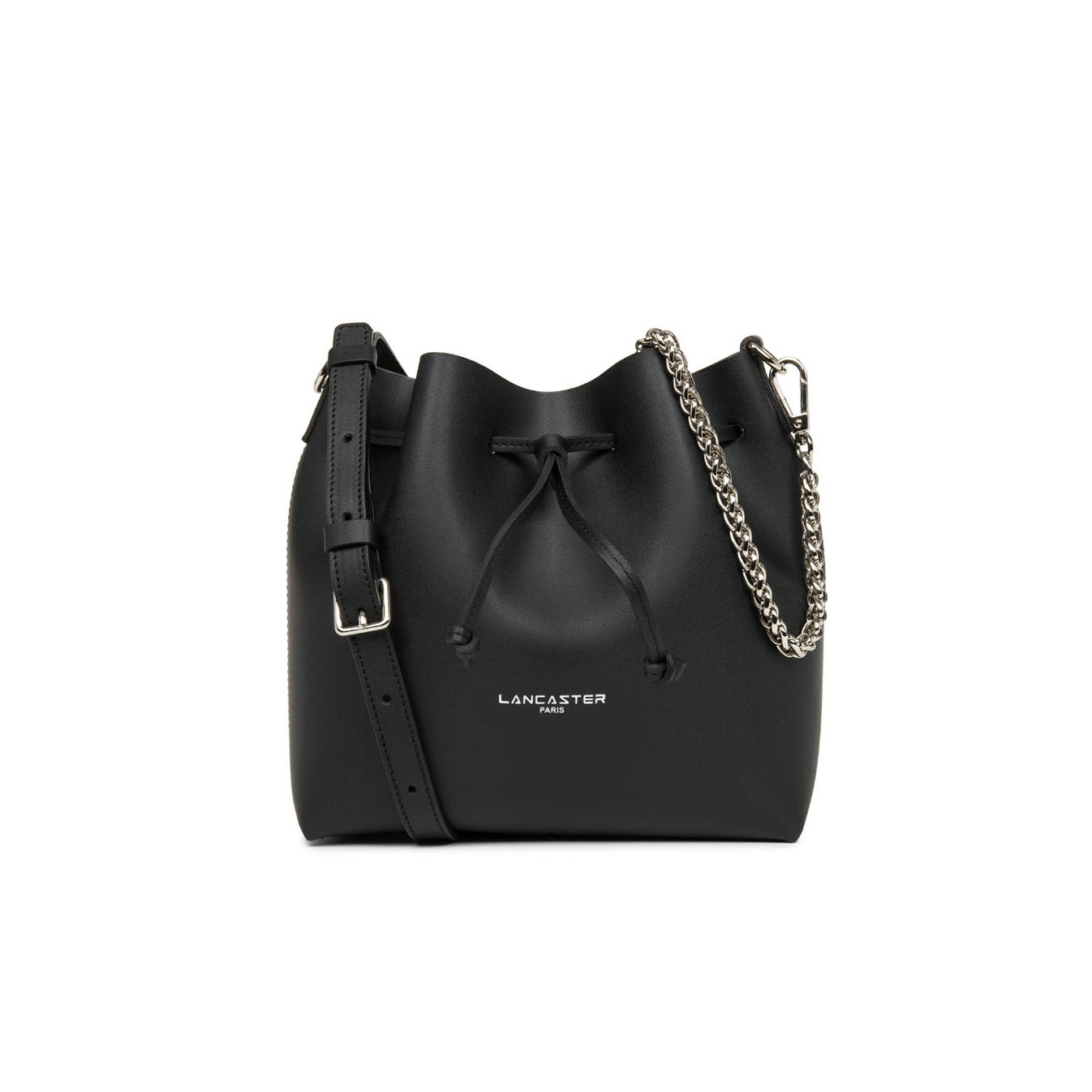 Lancaster Pure & Element City Small Bucket Crossbody Bag 423-38 Bla...