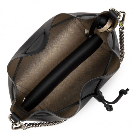 Lancaster Pure & Element City Small Bucket Crossbody Bag 423-38 Bla...