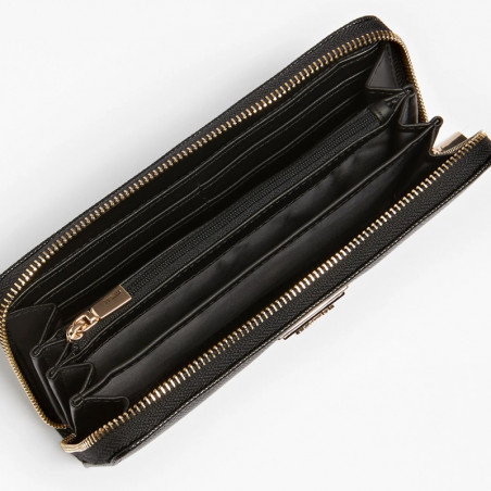 Guess Laurel Companion Large Zip Around Black