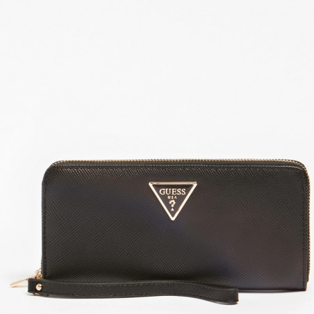 Guess Laurel Companion Large Zip Around Black