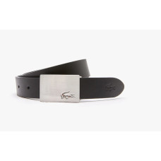 Lacoste Men's Classic 2-Belt Gift Set Black Magnet