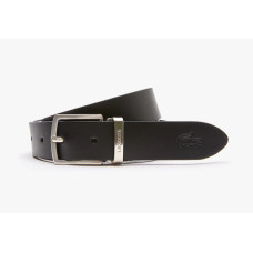Lacoste Men's Classic 2-Belt Gift Set Black Magnet