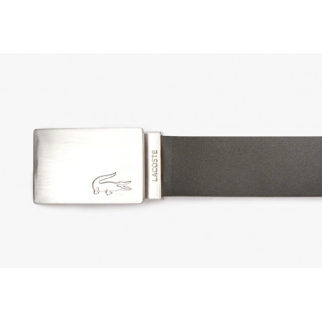 Lacoste Men's Classic 2-Belt Gift Set Black Magnet