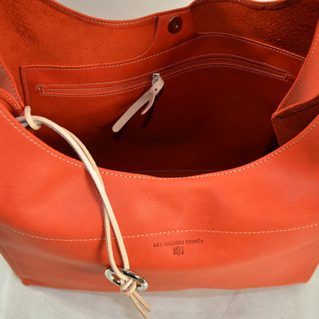 Les Ateliers Fourès Amazone Grand Shoulder Bag A700 Pink