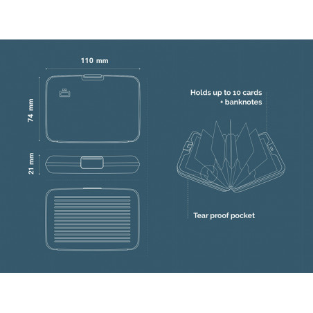 Ogon Stockholm Smartcase Porte Cartes Sequoia