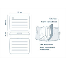 Ogon Smart Wallet Case V2 Large Carbon