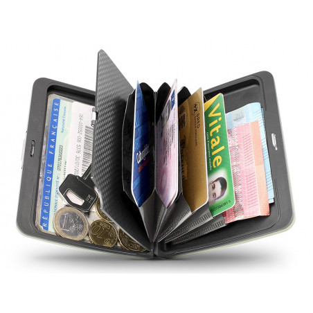 Ogon Smart Wallet Case V2 Large Carbon