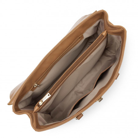 Lancaster Milano Cosmos Handbag Tote 547-57 Camel