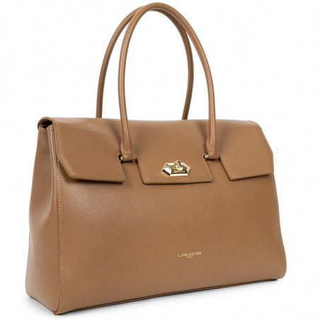 Lancaster Foulonne Milano Sac A Main Cabas 547-57 Camel
