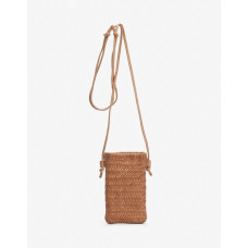 Biba Perkins Portable Pouch Woven Leather PER4L Camel