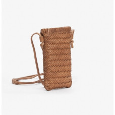 Biba Perkins Portable Pouch Woven Leather PER4L Camel