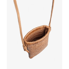 Biba Perkins Portable Pouch Woven Leather PER4L Camel
