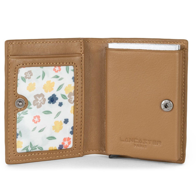 Lancaster Soft Vintage Secure Card Holder 120-29 Camel