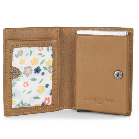 Lancaster Soft Vintage Secure Card Holder 120-29 Camel