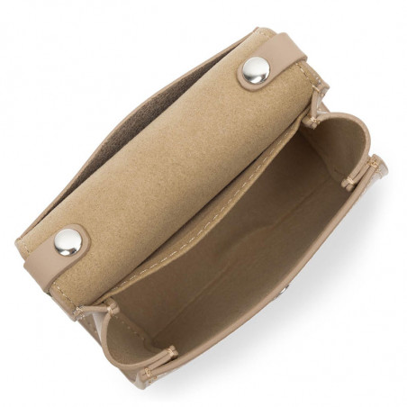 Lancaster Smooth Even Mini Wallet Leather Bag 133-10 Nude