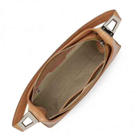 Lancaster Exotic Lizard Clutch Bag 426-87 Camel