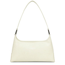 Lancaster Exotic Lezard Sac Baguette 426-87 Ecru
