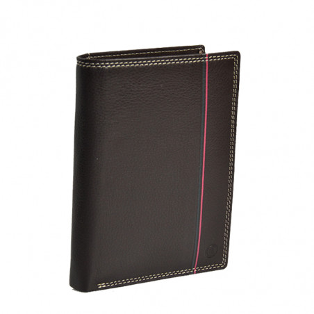 Serge Blanco Vancouver Grand Leather Wallet VAN21021 Chocolate