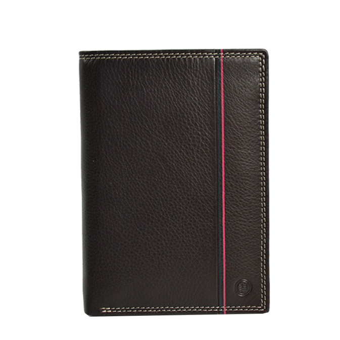 Serge Blanco Vancouver Grand Leather Wallet VAN21021 Chocolate