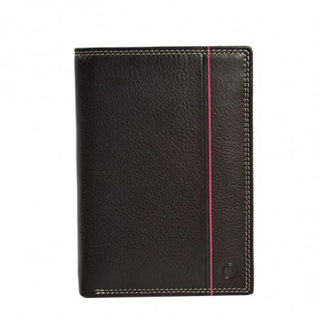Serge Blanco Vancouver Grand Leather Wallet VAN21021 Chocolate