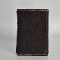Serge Blanco Vancouver Grand Leather Wallet VAN21021 Chocolate