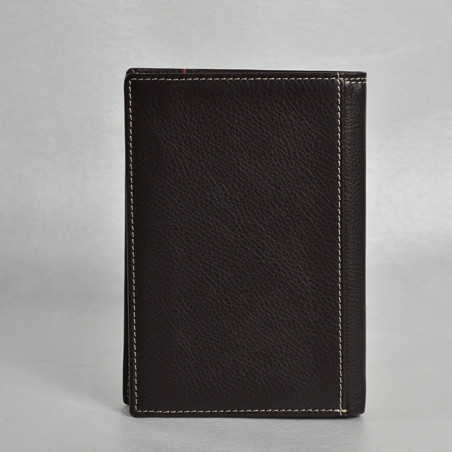 Serge Blanco Vancouver Grand Leather Wallet VAN21021 Chocolate