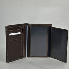 Serge Blanco Vancouver Grand Leather Wallet VAN21021 Chocolate