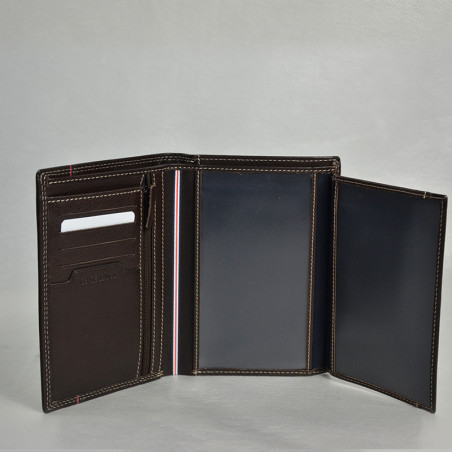 Serge Blanco Vancouver Grand Leather Wallet VAN21021 Chocolate