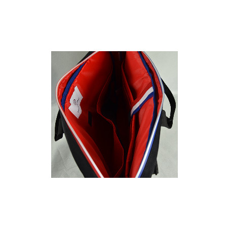 Serge Blanco Basik Cartable Ordinateur BSK41019 Marine ouvert