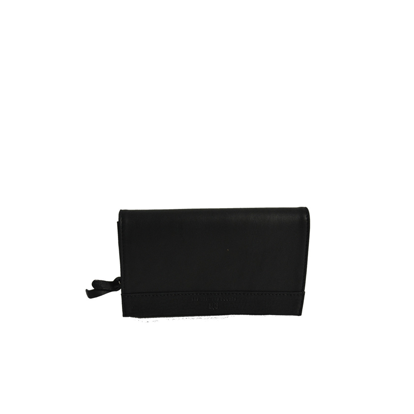 Ateliers Fourès Baroudeuse Large Zippered Wallet B61 Black