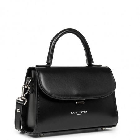 Lancaster Suave Even Mini Leather Handbag 433-16 Black