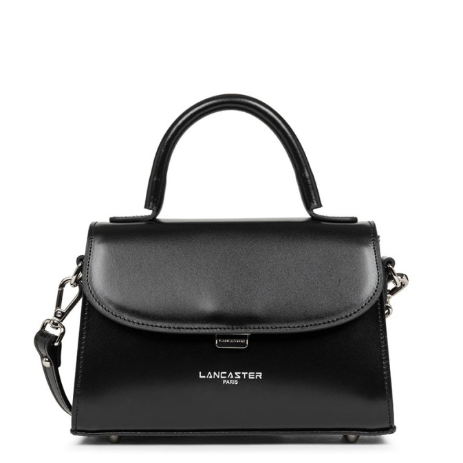 Lancaster Suave Even Mini Leather Handbag 433-16 Black