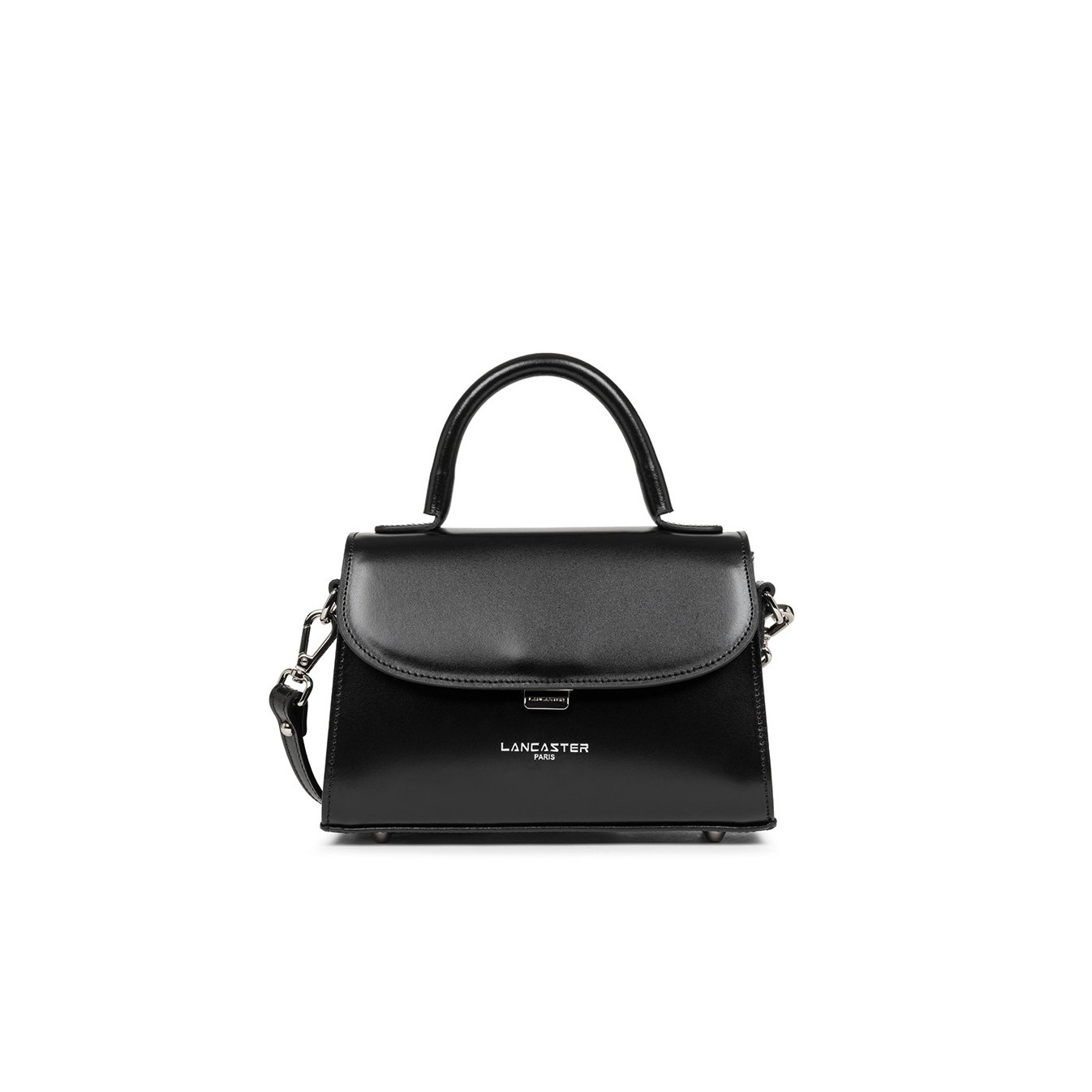 Lancaster Suave Even Mini Leather Handbag 433-16 Black