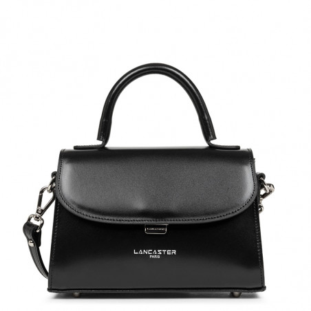 Lancaster Suave Even Mini Leather Handbag 433-16 Black