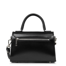 Lancaster Suave Even Mini Leather Handbag 433-16 Black