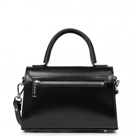 Lancaster Suave Even Mini Leather Handbag 433-16 Black