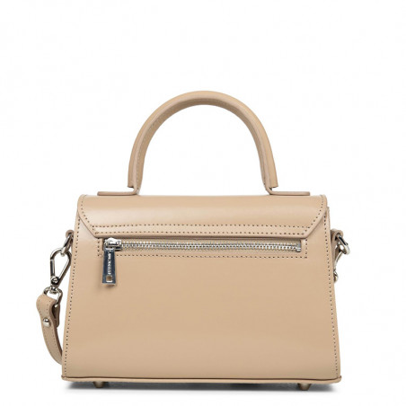 Lancaster Suave Even Mini Sac à Main Cuir 433-16 Nude