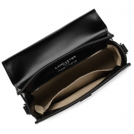 Lancaster Suave Even Mini Leather Handbag 433-16 Black