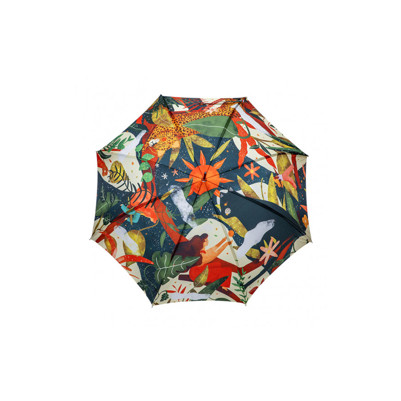 Piganiol La Jeanette Long Women's Umbrella Manual Stick
