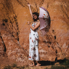 Piganiol Straight Umbrella Bohemian Poetry Botanica