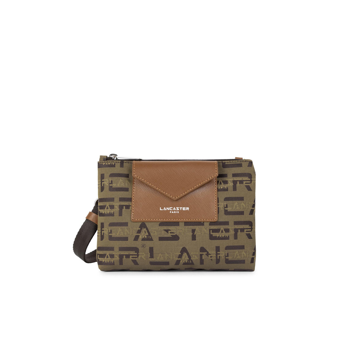 Lancaster Logo Kba Small Trotter Bag 508-56 Brown