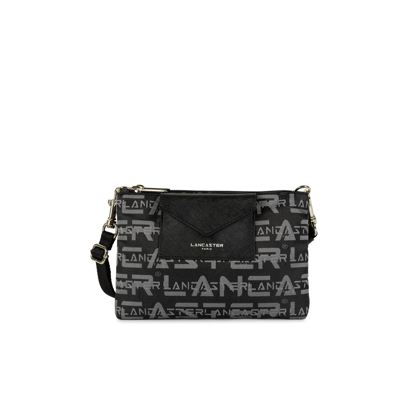 Lancaster Logo Kba Petit Sac Trotteur 2 compartiments 508-57 Noir