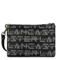 Lancaster Logo Kba Small Trotteur Bag 2 Compartments 508-57 Black