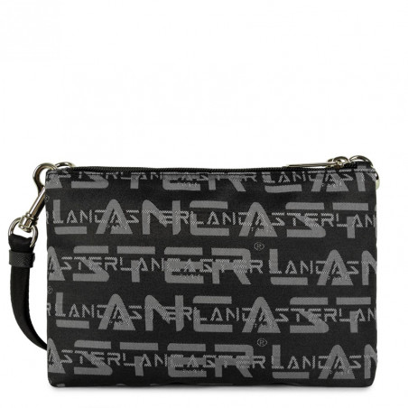 Lancaster Logo Kba Small Trotteur Bag 2 Compartments 508-57 Black