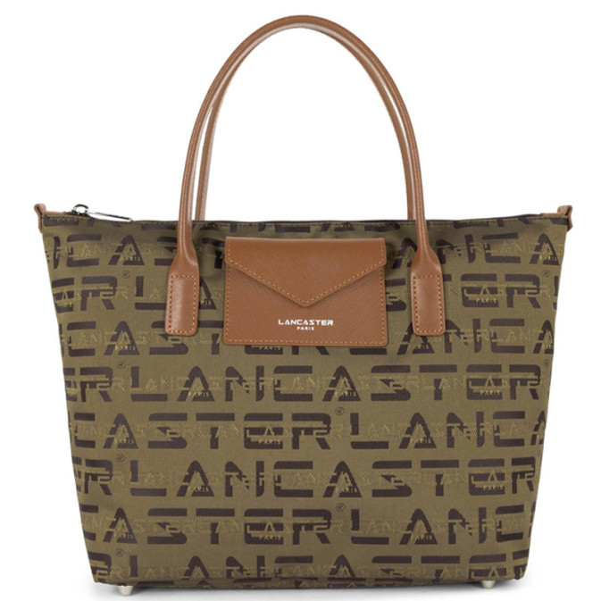 Lancaster Logo Kba Tote Bag 508-60 Brown