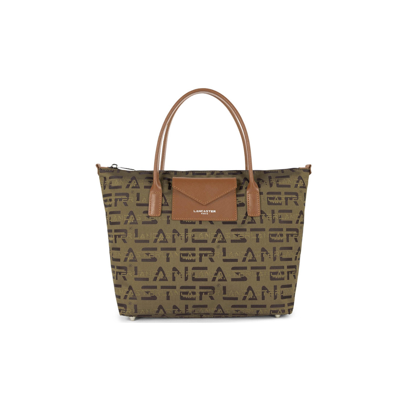 Lancaster Logo Kba Grand Sac Cabas 508-60 Marron