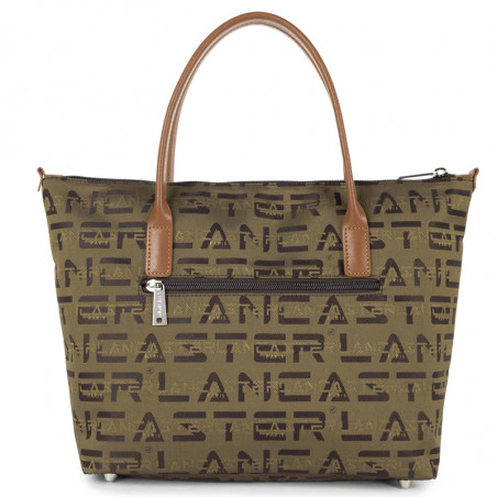 Lancaster Logo Kba Tote Bag 508-60 Brown
